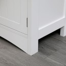 Ντουλάπι-στήλη Sejo pakoworld mdf λευκό 60x32.5x154εκ