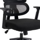Καρέκλα γραφείου διευθυντή Cadrey pakoworld mesh μαύρο 67x64x120-128εκ