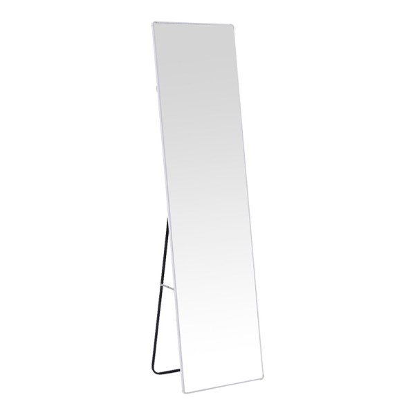 Καθρέπτης Moira pakoworld αλουμίνιο σε λευκή απόχρωση 40x28x150εκ