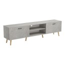 Έπιπλο τηλεόρασης Gorna pakoworld μπεζ εφέ μαρμάρου 180x35x48.6εκ