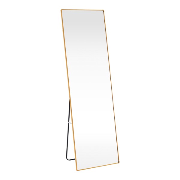 Καθρέπτης Moira pakoworld αλουμίνιο χρυσό 50x28x160εκ