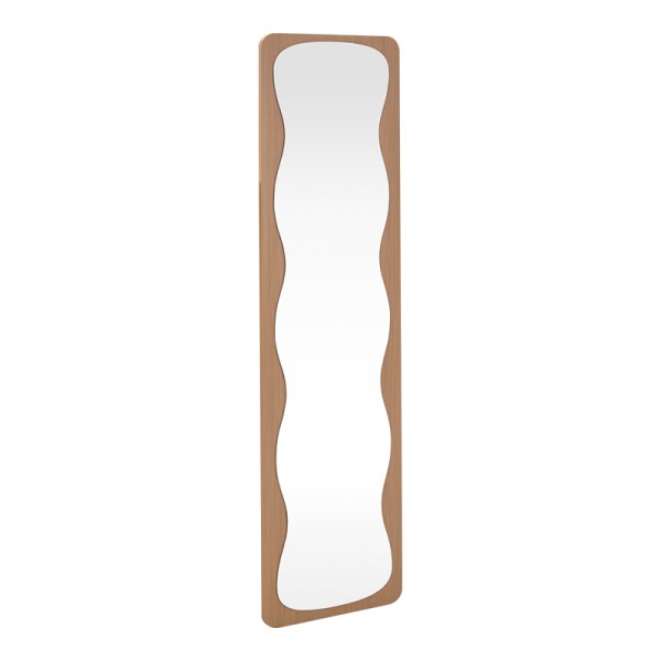 Καθρέπτης Jenia pakoworld mdf σε φυσική απόχρωση 40x40x160εκ