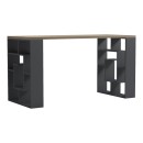 Γραφείο εργασίας Lovet pakoworld ανθρακί-sonoma 140x60x72εκ