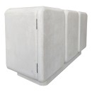 Μπουφές Kooldio pakoworld mdf λευκό 120x37.5x69εκ