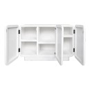Μπουφές Kooldio pakoworld mdf λευκό 120x37.5x69εκ