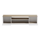 Έπιπλο τηλεόρασης Winey pakoworld σε sonoma-λευκή απόχρωση 180x44.5x44.5εκ