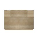 Γραφείο reception Lotus pakoworld σε χρώμα φυσικό 140x70x110εκ