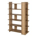 Βιβλιοθήκη Oslo pakoworld sonoma 100x32x146.5εκ