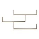 Ραφιέρα τοίχου Tiber pakoworld sonoma 120x22x67εκ