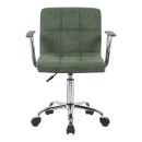 Καρέκλα γραφείου Buleco pakoworld λαδί ύφασμα 56x46x74-86εκ