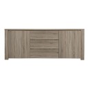 Μπουφές Kalya pakoworld σε sonoma απόχρωση 220x49x89.5εκ