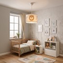 Παιδικό φωτιστικό οροφής Safari pakoworld led E27 πολύχρωμο PVC Φ30x20εκ