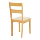 Τραπεζαρία Dallan Country pakoworld 5τεμ σε φυσική απόχρωση rubberwood 120-150x80x74εκ