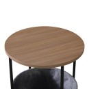 Βοηθητικό τραπέζι Fredami pakoworld sonoma Φ40x50εκ