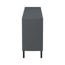 Μπουφές Tuscany pakoworld sonoma-ανθρακί 180x40x78.6εκ