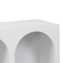 Μπουφές Emersi pakoworld με ράφια mdf σε λευκή απόχρωση 120x35x76εκ