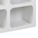 Μπουφές Emersi pakoworld με ράφια mdf σε λευκή απόχρωση 120x35x76εκ