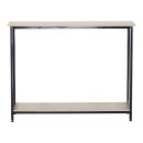 Κονσόλα Shima pakoworld oak- μαύρο μέταλλο 106x35x81εκ