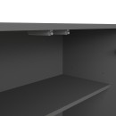 Μπουφές Billie pakoworld ανθρακί-sonoma 149x40x77εκ
