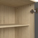 Μπουφές Billie pakoworld sonoma-ανθρακί149x40x77εκ
