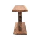 Κονσόλα Nasiol Inart teak ξύλο σε φυσική απόχρωση 120x40x75εκ