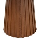 Τραπέζι Franzel pakoworld sintered stone σε όψη μαρμάρου-mdf σε φυσική απόχρωση Φ120x75εκ