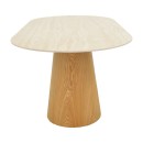 Τραπέζι Karlino pakoworld sintered stone σε όψη τραβερτίνας-mdf σε φυσική απόχρωση 180x90x76εκ