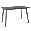 Tραπεζαρία Benson - Toto pakoworld σετ 5τμχ rustic grey - ύφασμα γκρι 120x75x75εκ