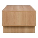 Τραπέζι σαλονιού Jenfia pakoworld mdf σε φυσική απόχρωση 110x55x38,5εκ