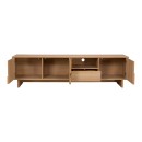 Έπιπλο τηλεόρασης Jenfia pakoworld mdf σε φυσική απόχρωση 180x39x45,5εκ
