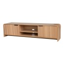 Έπιπλο τηλεόρασης Anfen pakoworld mdf σε φυσική απόχρωση 160x39x40,5εκ