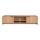 Έπιπλο τηλεόρασης Anfen pakoworld mdf σε φυσική απόχρωση 160x39x40,5εκ