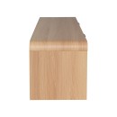 Έπιπλο τηλεόρασης Anfen pakoworld mdf σε φυσική απόχρωση 160x39x40,5εκ