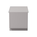 Τραπέζι σαλονιού Nalinda pakoworld taupe 100x55x55εκ