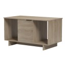 Τραπέζι σαλονιού Nalinda pakoworld sonoma 100x55x55εκ