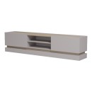 Έπιπλο τηλεόρασης Wendo pakoworld taupe-sonoma 200x37x47εκ