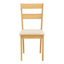 Τραπεζαρία Dallan Country pakoworld 7τεμ σε φυσική απόχρωση rubberwood 120-150x80x74εκ