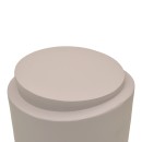 Βοηθητικό τραπέζι Fortox pakoworld MGO cappuccino Φ40x49.5εκ