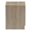 Κομοδίνο Verena pakoworld sonoma-ανθρακί 40x40x50εκ