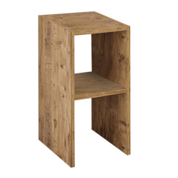 Κομοδίνο Deseo pakoworld σε oak απόχρωση 30x30x60εκ