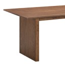 Τραπεζαρία Eleganza-Siena pakoworld σετ 7τεμ mdf σε καρυδί-εκρού απόχρωση 180x99x75.8εκ