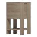 Κομοδίνο Reppo pakoworld sonoma 30x30x55εκ