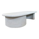 Τραπέζι σαλονιού Verven pakoworld mdf λευκό 120x60x32εκ