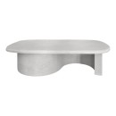Τραπέζι σαλονιού Verven pakoworld mdf λευκό 120x60x32εκ