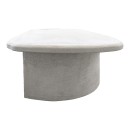 Τραπέζι σαλονιού Verven pakoworld mdf λευκό 120x60x32εκ