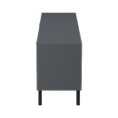 Έπιπλο τηλεόρασης Tuscany pakoworld sonoma-ανθρακί 180x41x51εκ