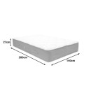 Στρώμα Sleepy pakoworld bonnel spring διπλής όψης 27cm 140x200εκ