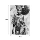 Πίνακας σε καμβά Georgina I 3D Inart 80x3x120εκ