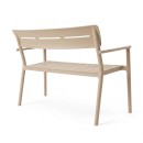 Παγκάκι διθέσιο Cadrin pakoworld cappuccino PP 117x60x83εκ