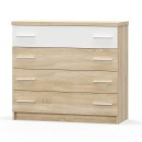 Σετ κρεβατοκάμαρας Geneva pakoworld 4 τμχ 160x200εκ